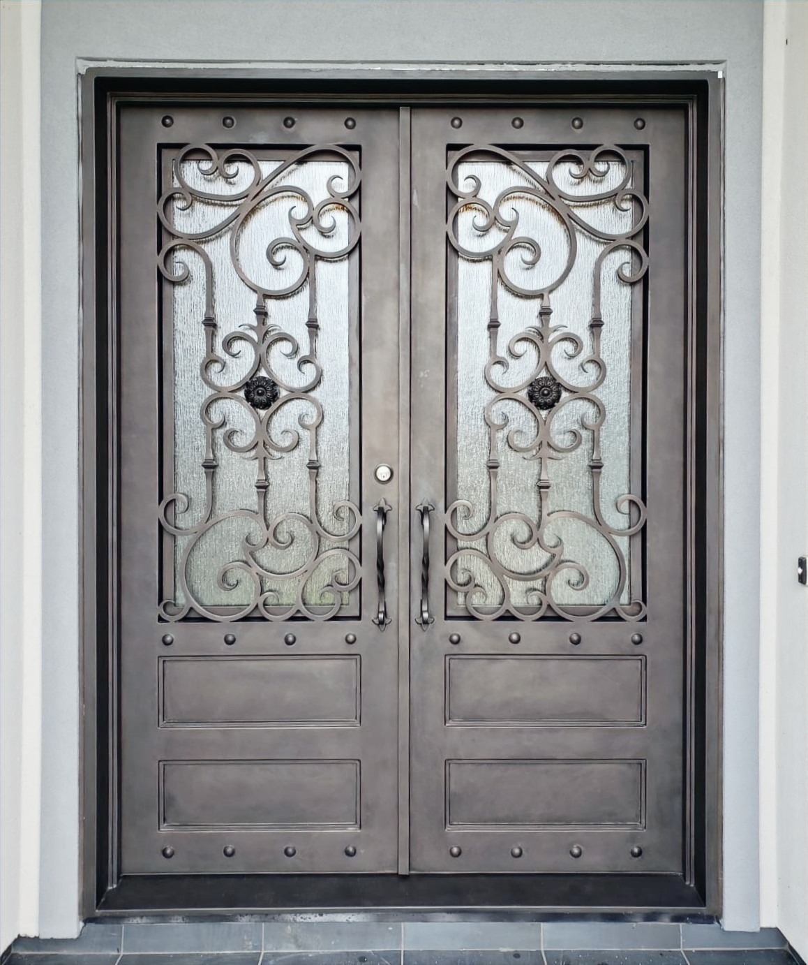 Caroline model iron door